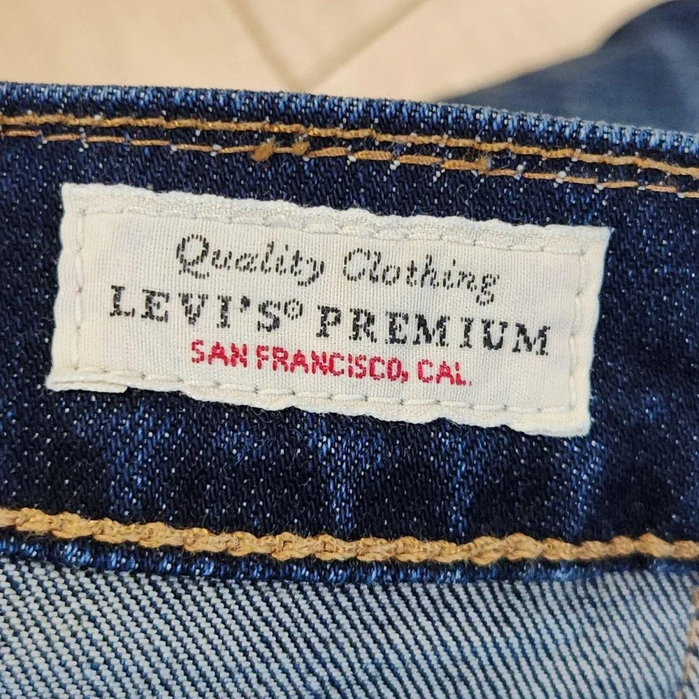 Levis Premium 510 Skinny Jeans Mens 30x32 Blue Medium Wash Stretch Denim